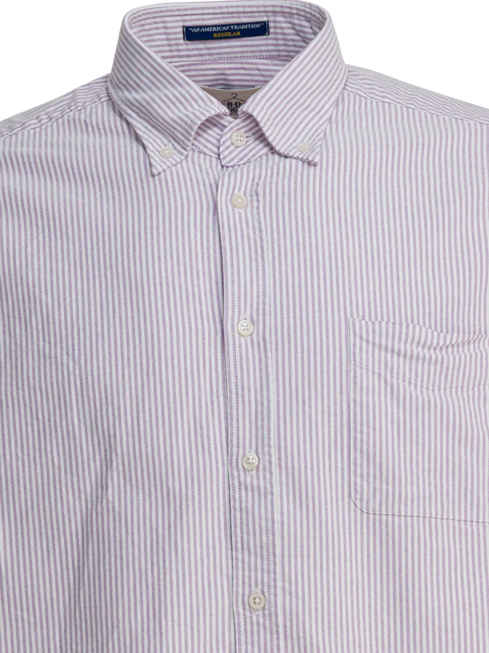 Bd Baggies Striped Pocket Shirt In Pink