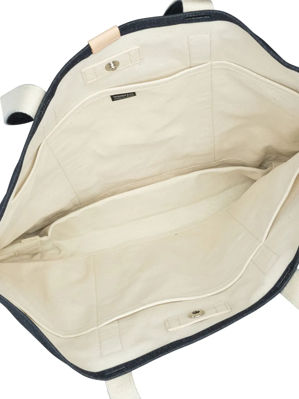 Porter-Yoshida & Co. Shopper met drukknopen Blauw