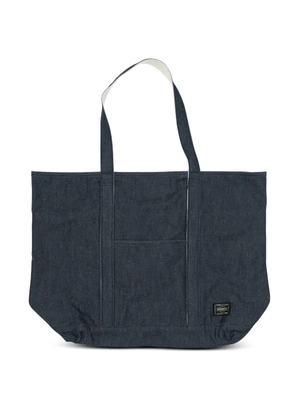 Porter-Yoshida & Co. press-buttoned Tote Bag | Blue | FARFETCH CA
