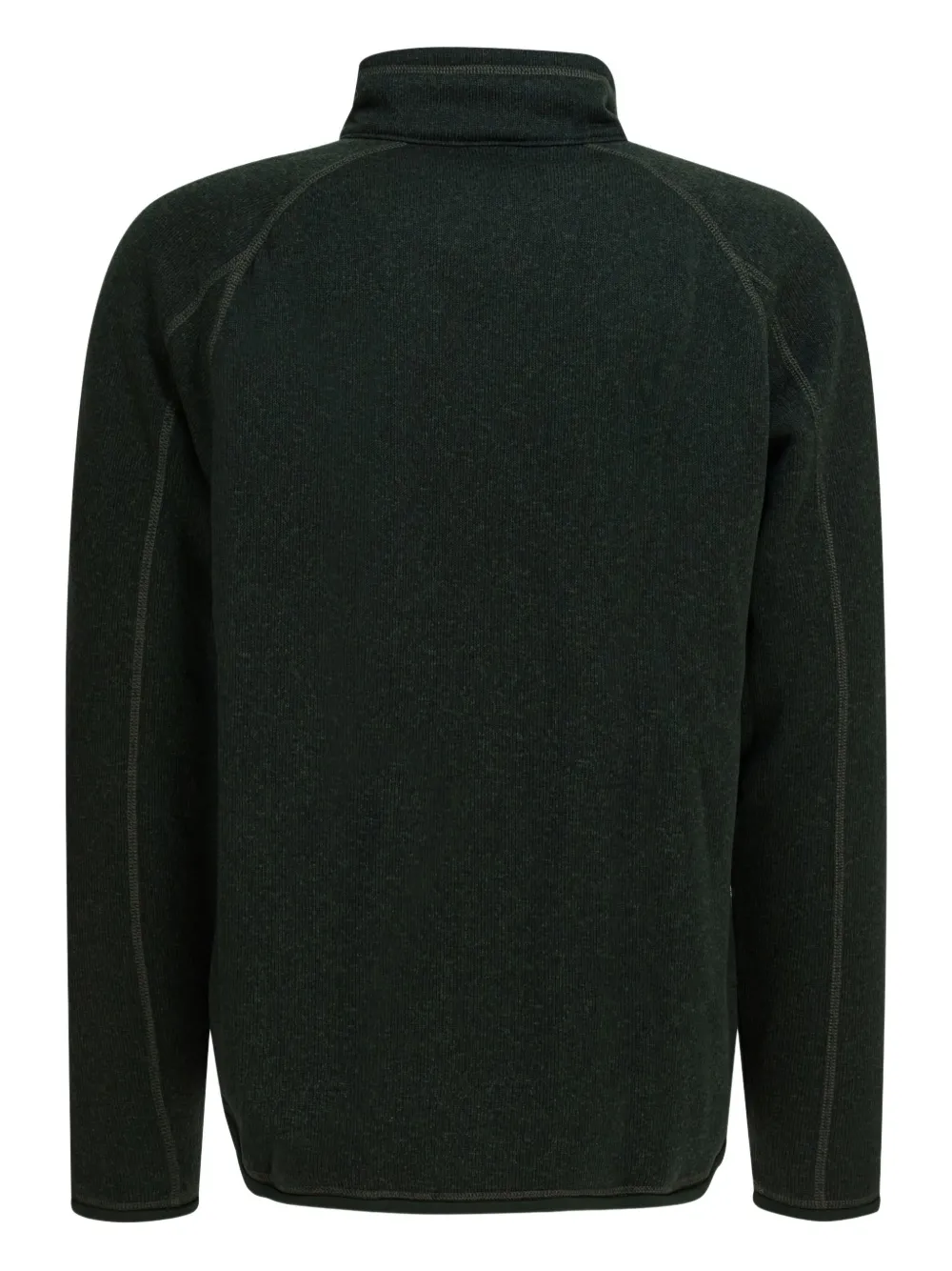 Patagonia zip mock-neck sweater - Groen