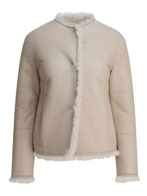 FURLING BY GIANI veste en peau lainée