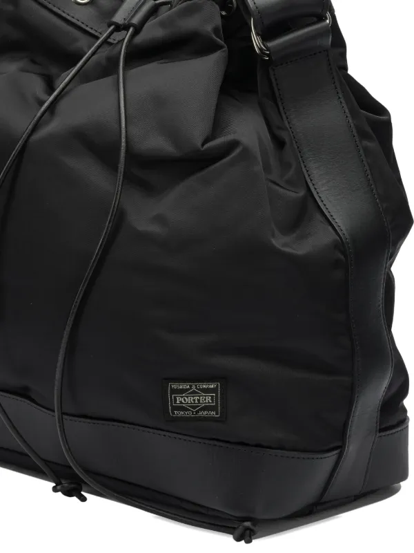 Porter-Yoshida & Co. ドローストリング レザーショルダーバッグ