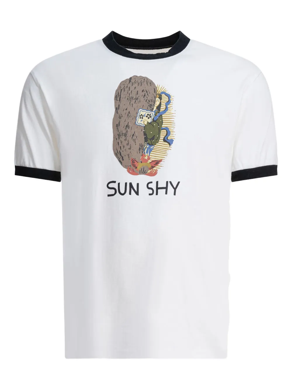 KAPITAL T-shirt met grafische print - Wit