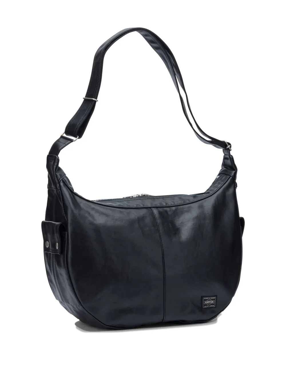 Porter-Yoshida & Co. Schoudertas met rits Zwart