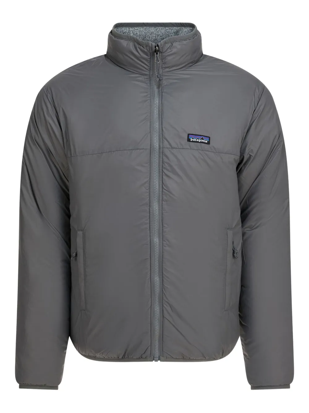 Patagonia zip-fastening padded jacket - グレー Patagonia zip-fastening padded jacket - グレー