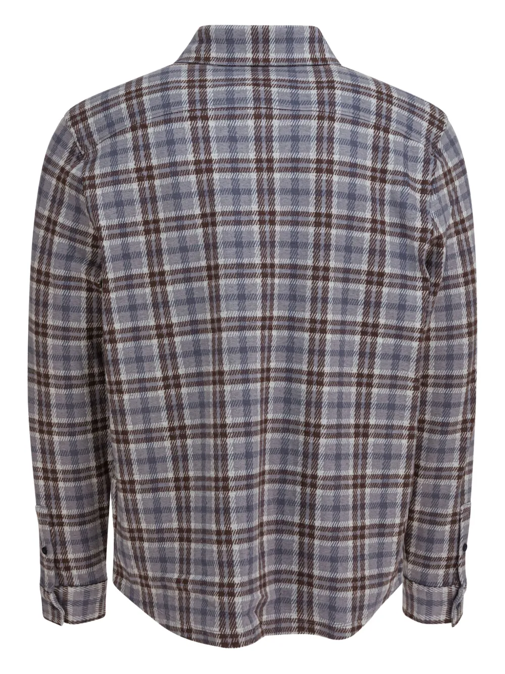 Vince check-pocket shirt - Grijs