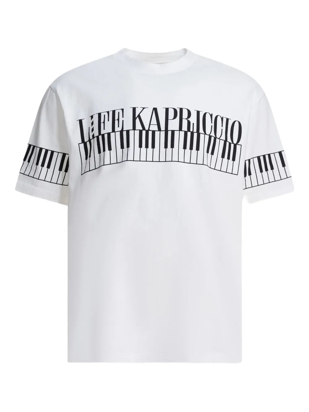 KAPITAL playera con estampado Piano | blanco | Image 1