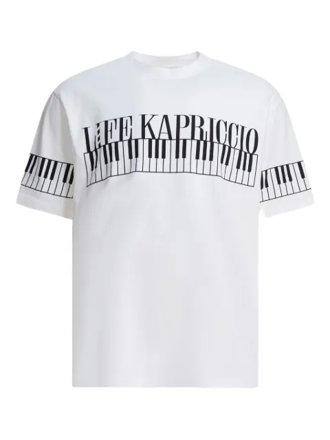 KAPITAL playera con estampado Piano