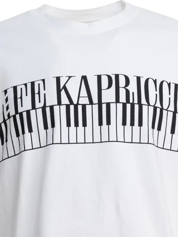 【10月末迄】希少KAPITAL キャピタル リバーシブルTシャツ　0  豪華プリント KAPITAL プリント Tシャツ | ホワイト | FARFETCH JP