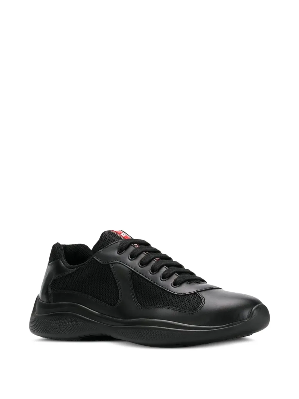 Prada leather lace-up sneakers | Low-Tops | Image 2