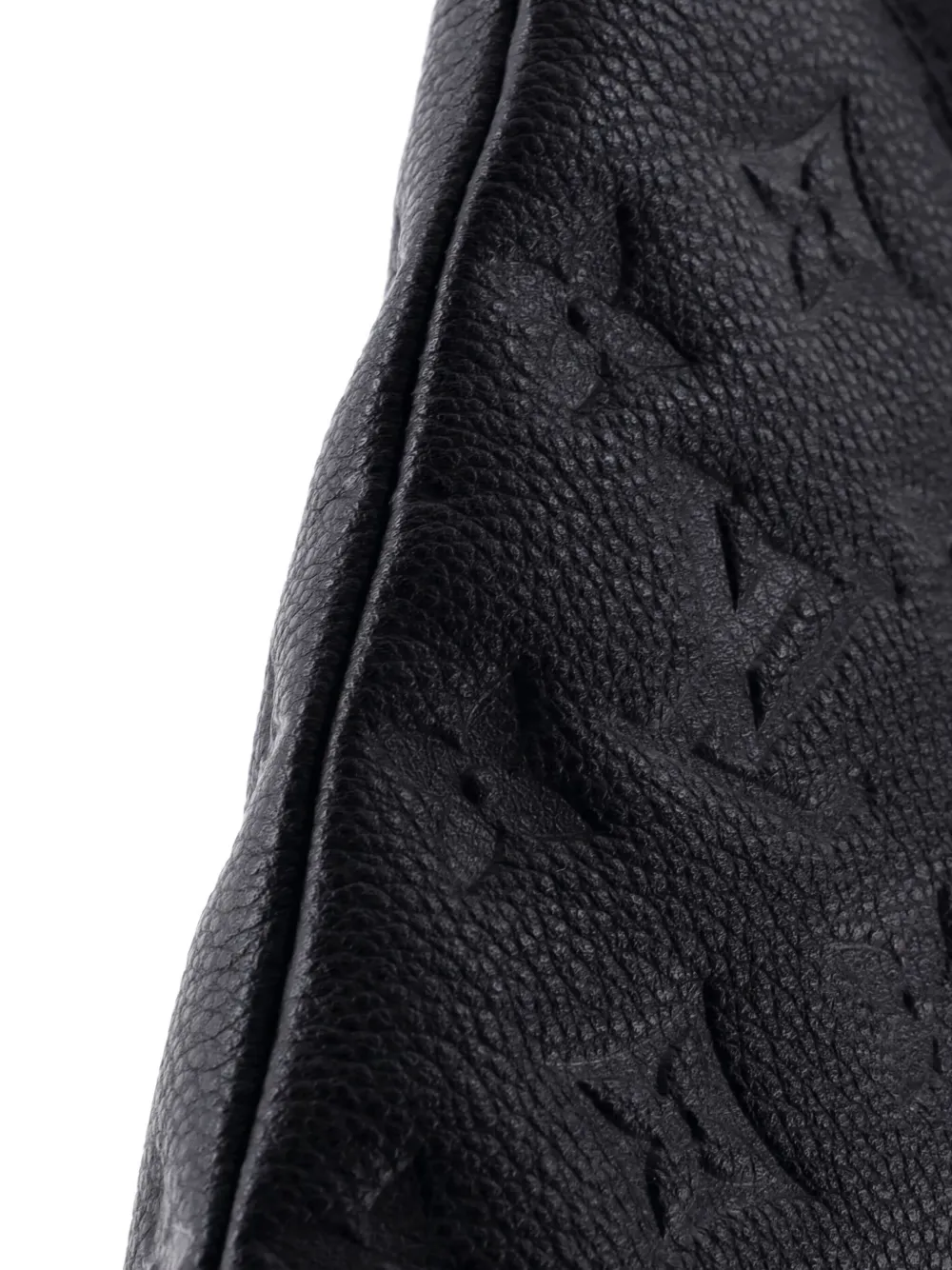 Pre-owned Louis Vuitton Daily Monogram Empreinte Leather Pouch In Black