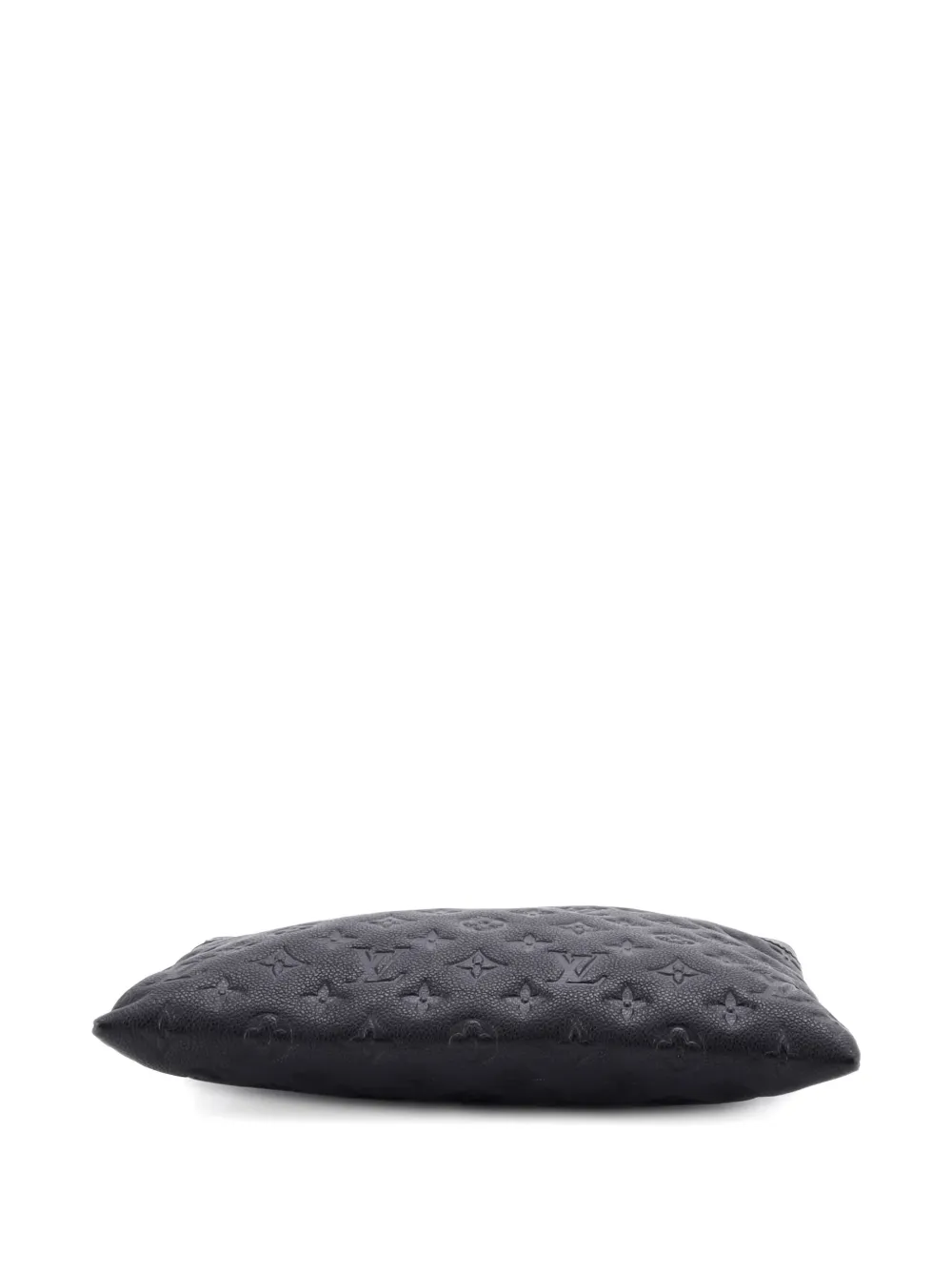 Pre-owned Louis Vuitton Daily Monogram Empreinte Leather Pouch In Black