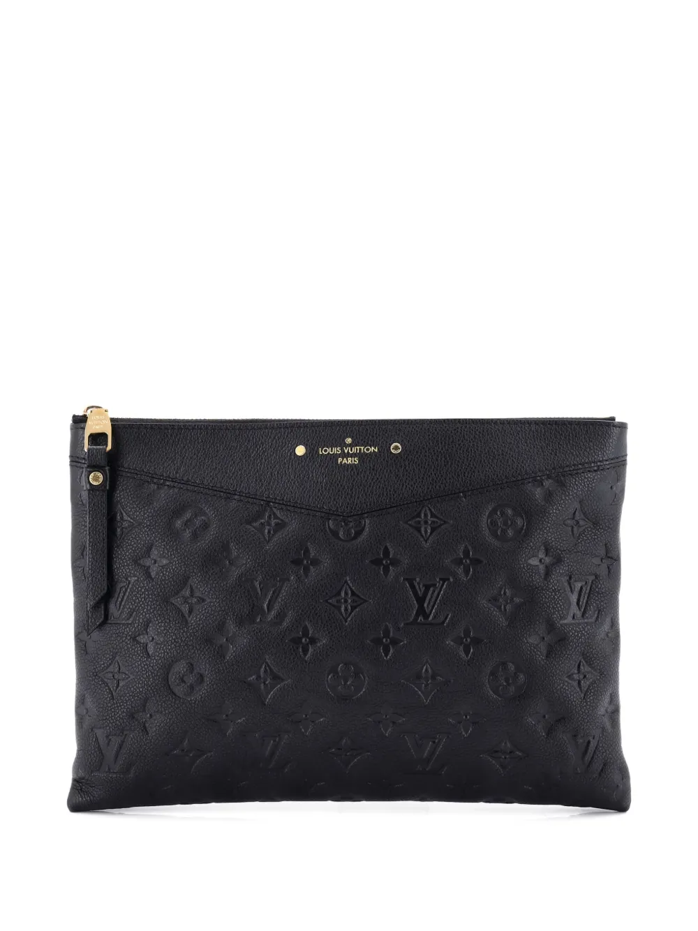 Louis Vuitton Pre-Owned Daily Monogram Empreinte Leather pouch - ブラック Louis Vuitton Pre-Owned Daily Monogram Empreinte Leather pouch - ブラック