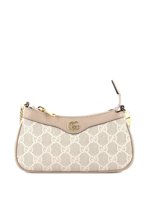 Gucci Pre-Owned Ophidia Charm Shoulder Bag GG Coated Canvas with Leather Mini crossbody bag