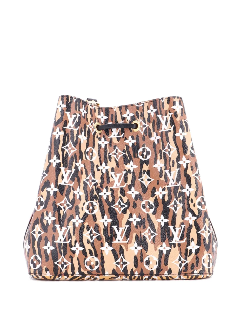 Neonoe Handbag Limited Edition Jungle Monogram Giant Bucket Bag