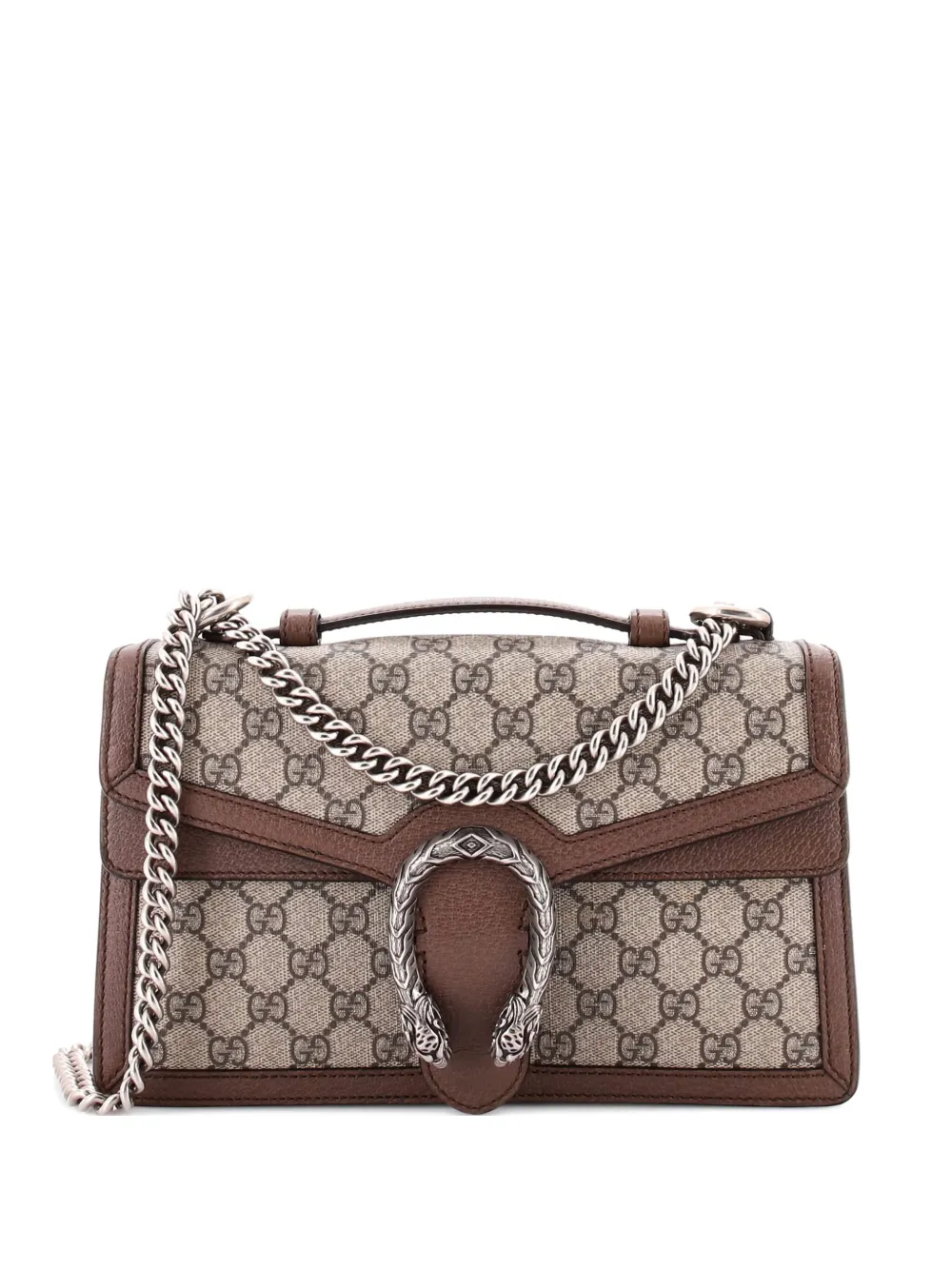 Gucci Pre-Owned Dionysus Top Handle Chain Bag GG Coated Canvas Small Gucci Pre-Owned Dionysus Top Handle Chain Bag GG Coated Canvas Small