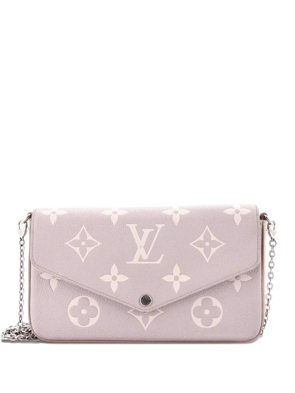 Louis Vuitton Pre-Owned Felicie Pochette Bicolor Monogram Empreinte Louis Vuitton Pre-Owned Felicie Pochette Bicolor Monogram Empreinte