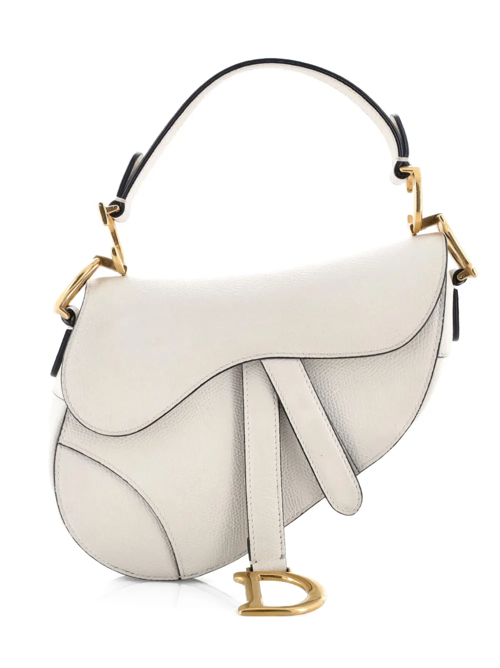 Christian Dior Pre-Owned Saddle Handbag Leather Mini shoulder bag -