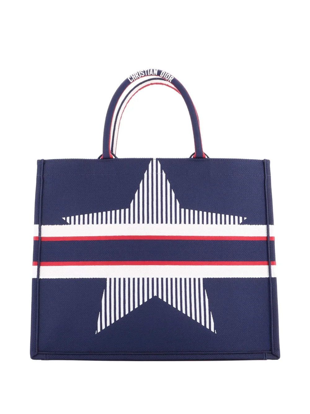 Christian Dior Pre-Owned Book Embroidered Canvas Large tote bag | Estilos de archivo | Image 2