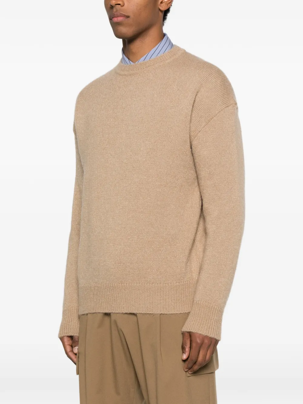 State Of Order Mohair Roundneck Sweater In Multi