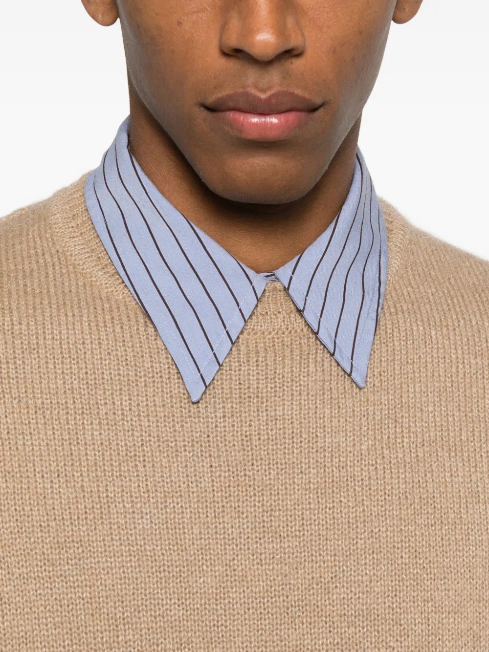 State Of Order Mohair Roundneck Sweater In Multi