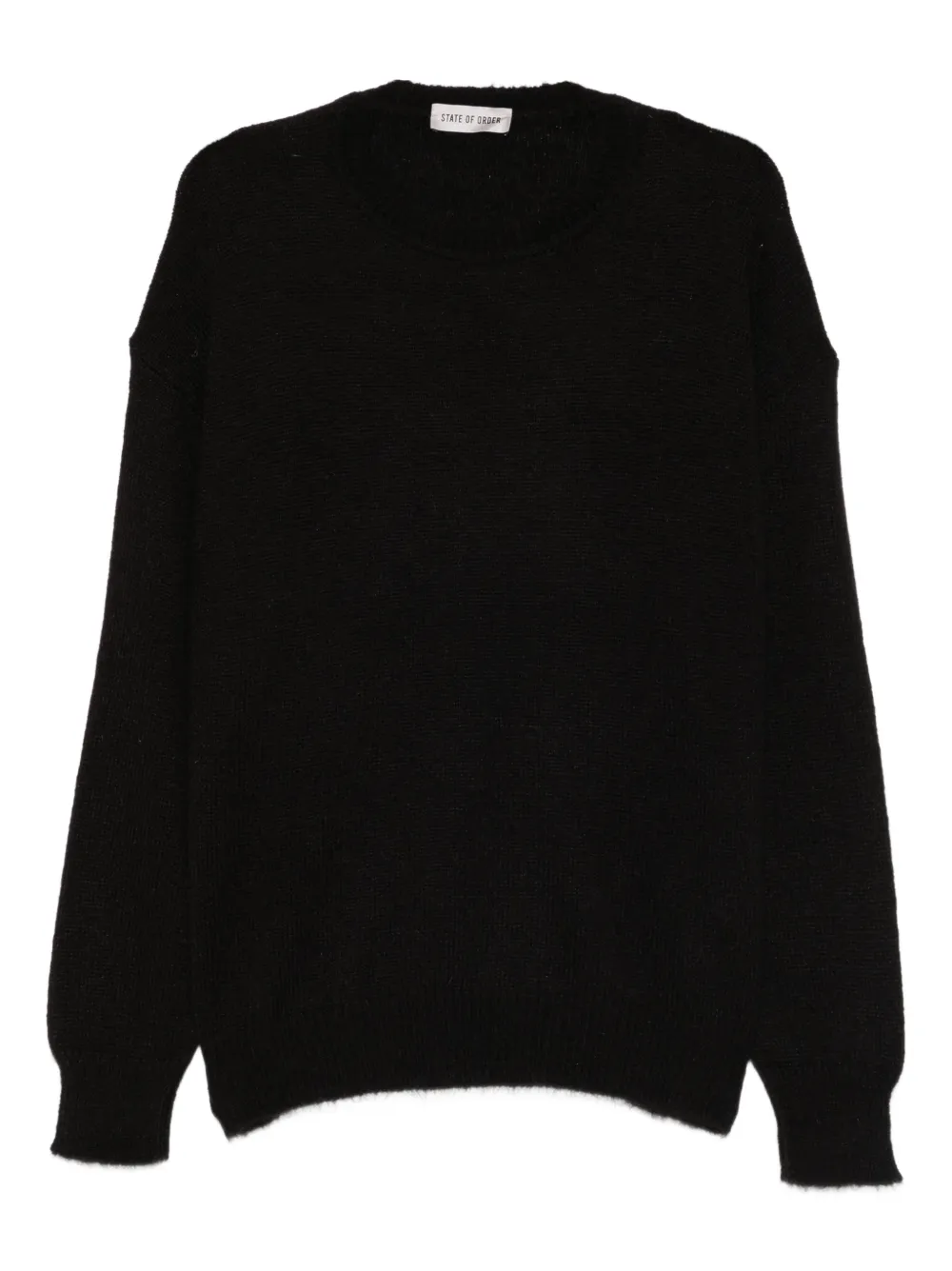 STATE OF ORDER Mohair Roundneck crew neck sweater | negro | Image 1