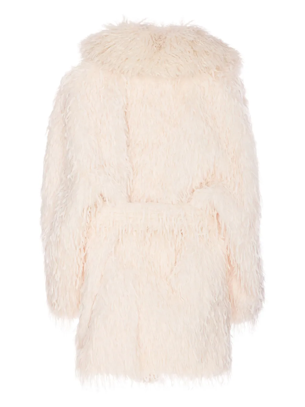 Jakke Tavi Faux-fur Coat In Neutral