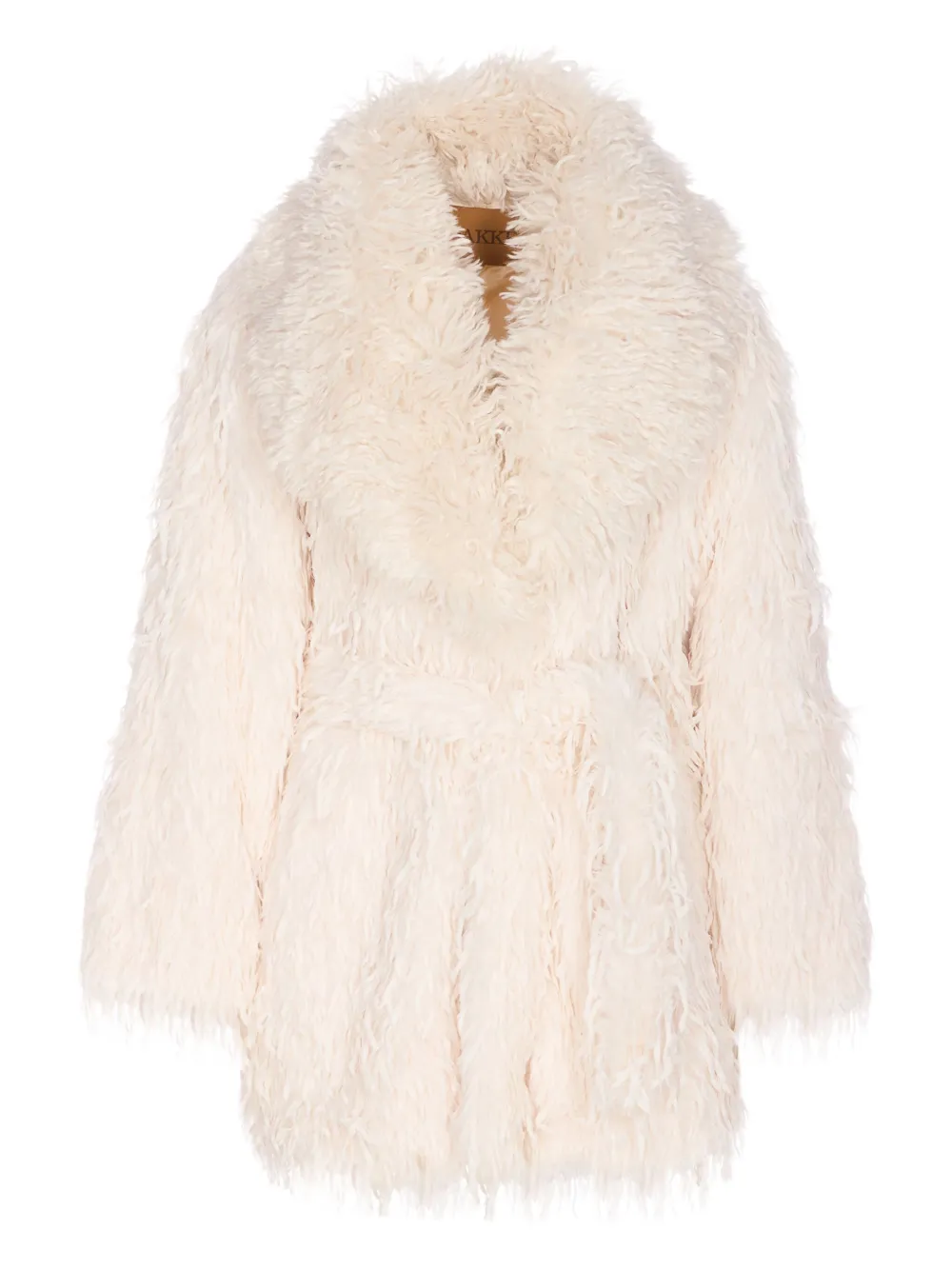 Jakke Tavi Faux-fur Coat In Neutral