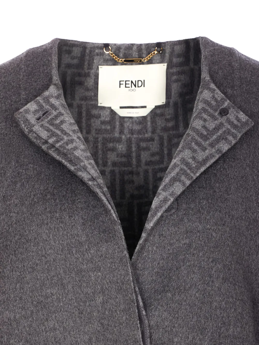 FENDI Fleece jack Grijs