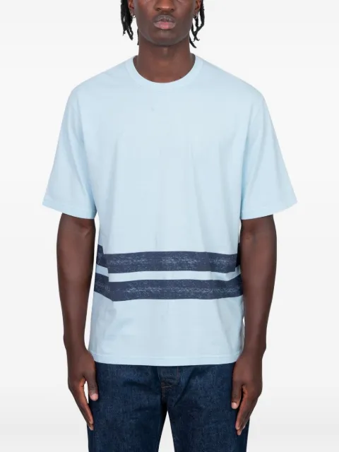 Stone Island striped organic cotton T-shirt