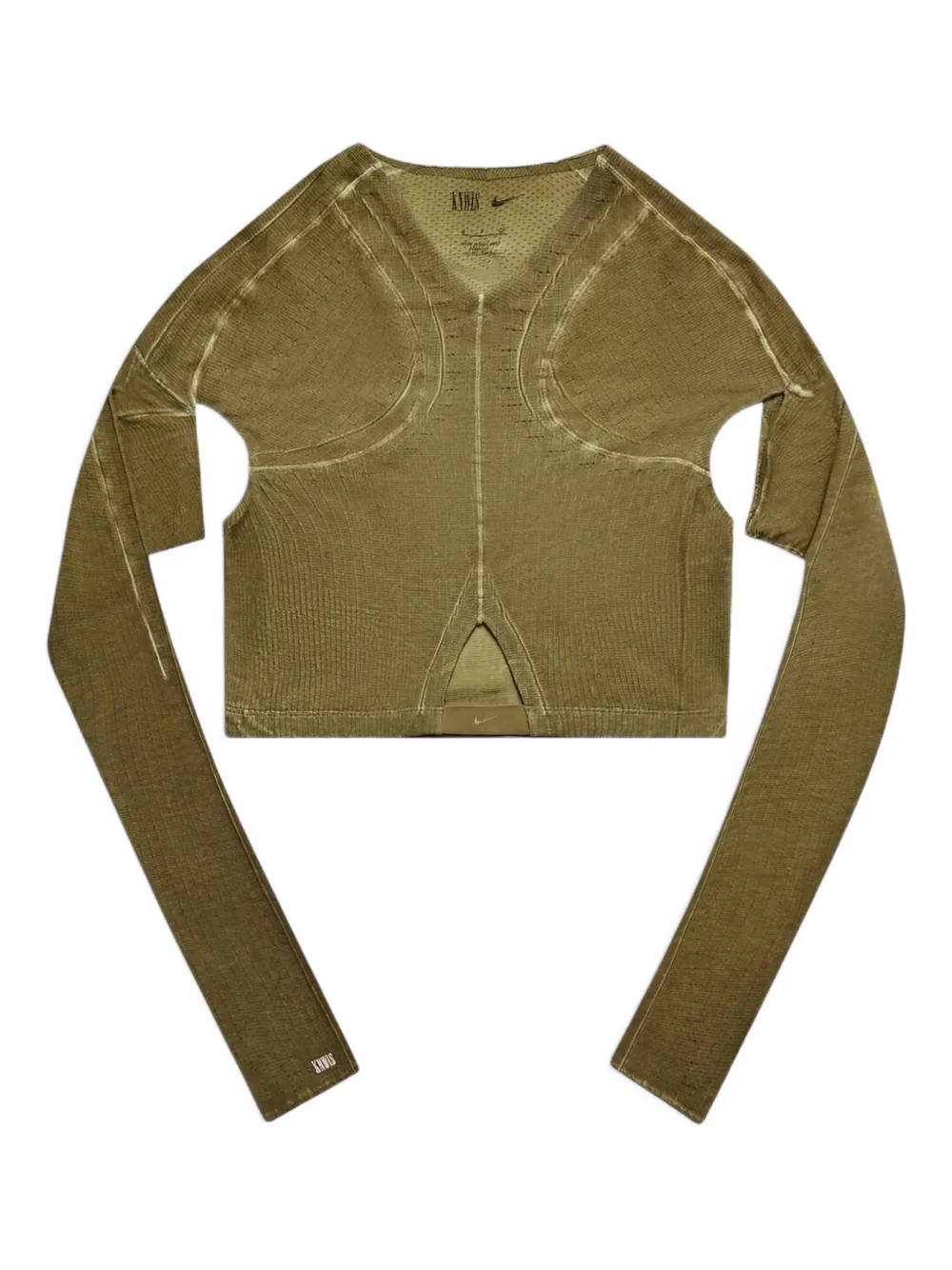 Nike x KNWLS Oberteil mit Cut-Out - Grün