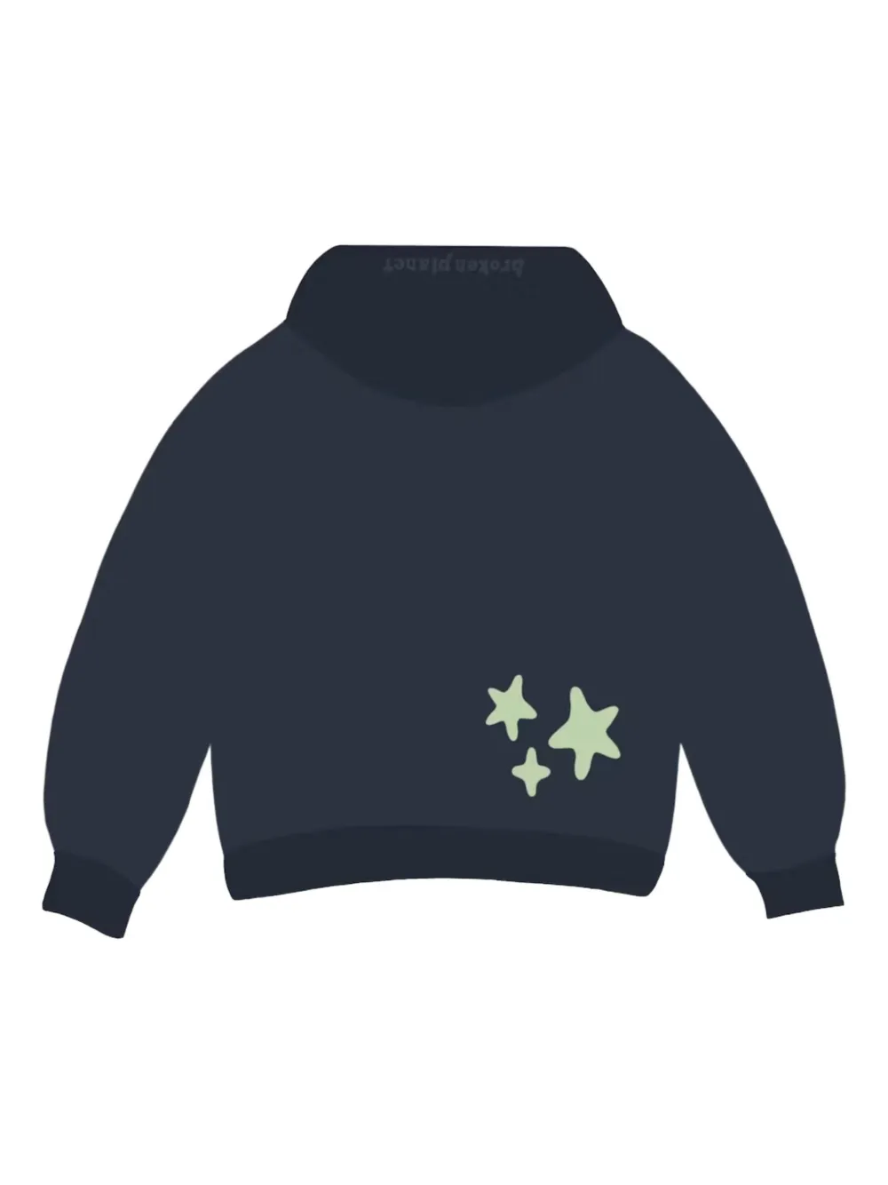 Broken Planet Astral-print Hoodie In Blue