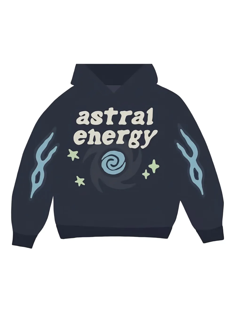 BROKEN PLANET astral-print hoodie | Blue | Image 1