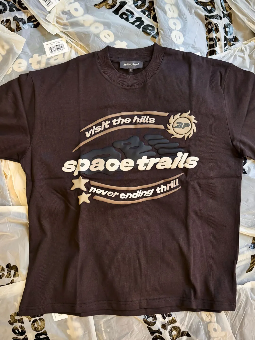 Broken Planet Logo-print T-shirt In Brown