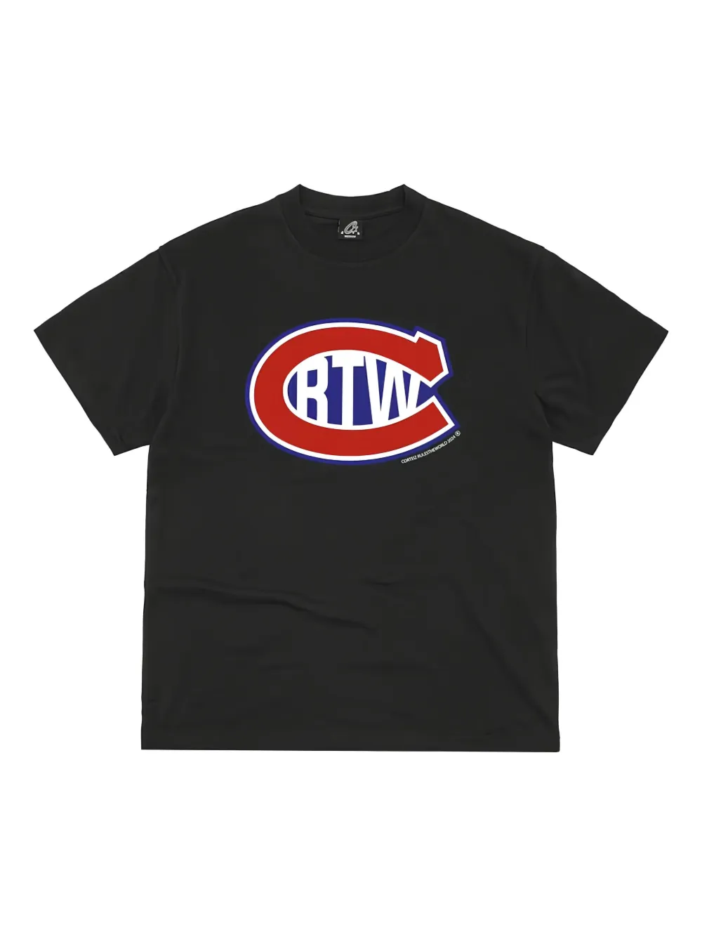 CORTEIZ playera con logo estampado | negro | Image 1