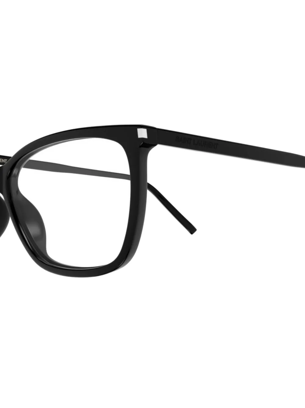 Saint Laurent Eyewear Bril met cat-eye montuur Zwart
