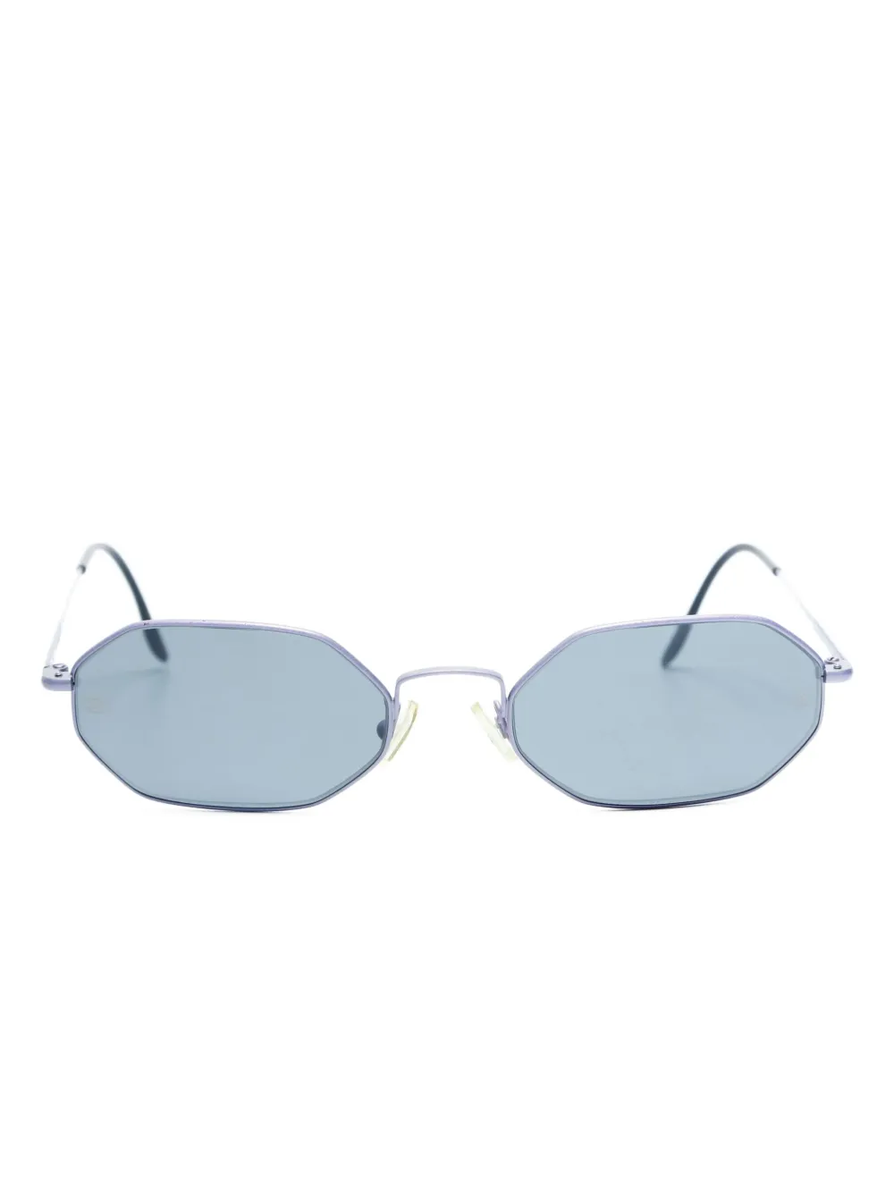 CHANEL Pre-Owned 2000-2020s ジオメトリック サングラス - パープル