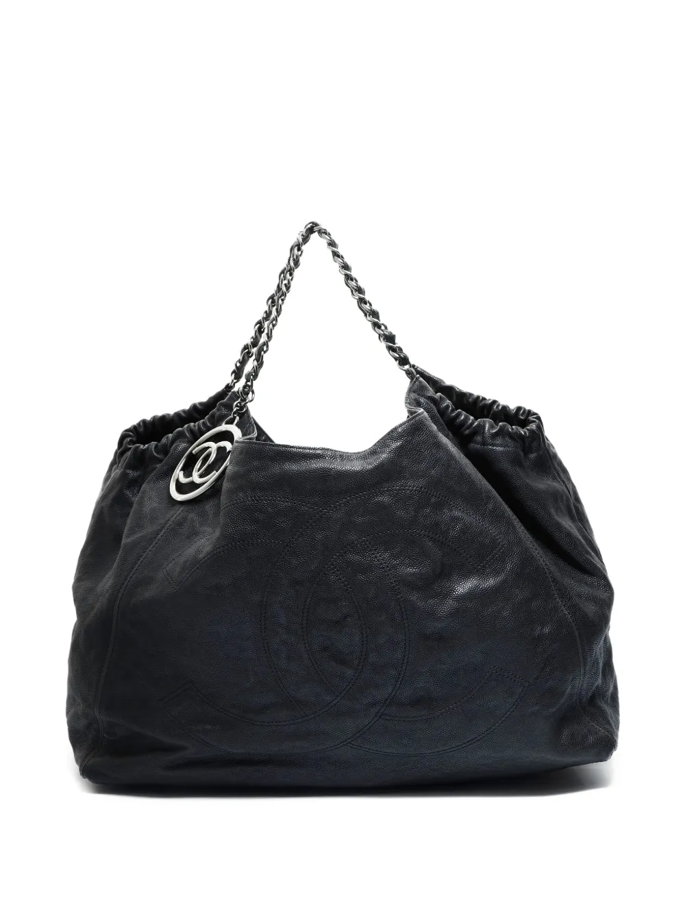 CHANEL Pre-Owned 2005-2006 ココ カバ ショルダーバッグ - ブラック CHANEL Pre-Owned 2005-2006 ココ カバ ショルダーバッグ - ブラック