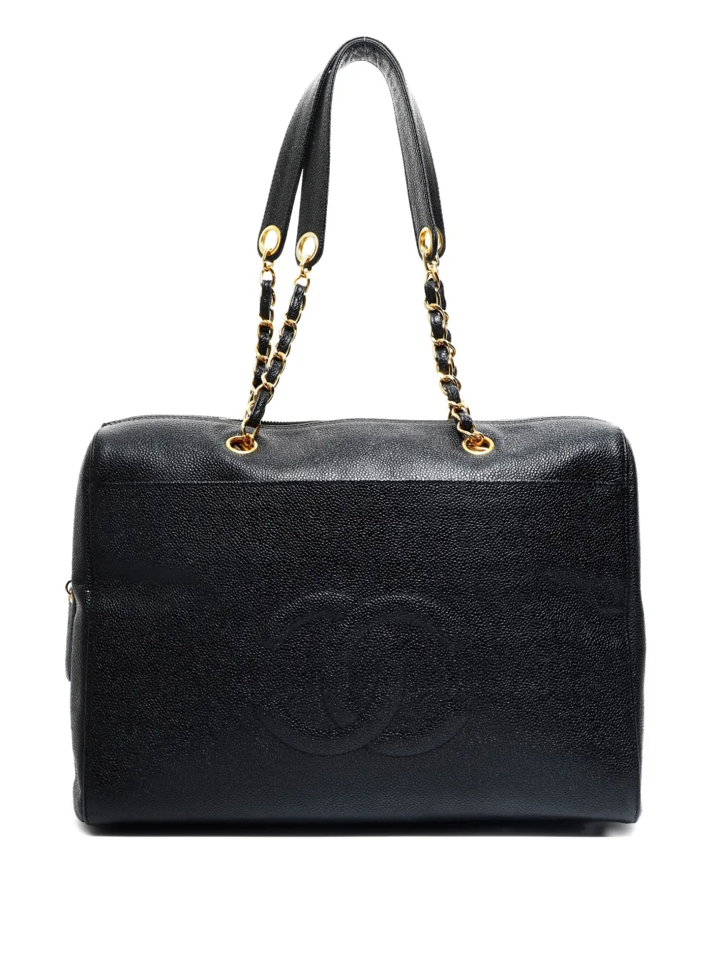 CHANEL Pre-Owned 1997-1999 ココマーク ハンドバッグ - ブラック CHANEL Pre-Owned 1997-1999 ココマーク ハンドバッグ - ブラック