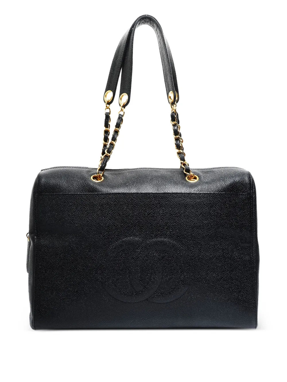 CHANEL Pre-Owned 1997-1999 ココマーク ハンドバッグ - ブラック