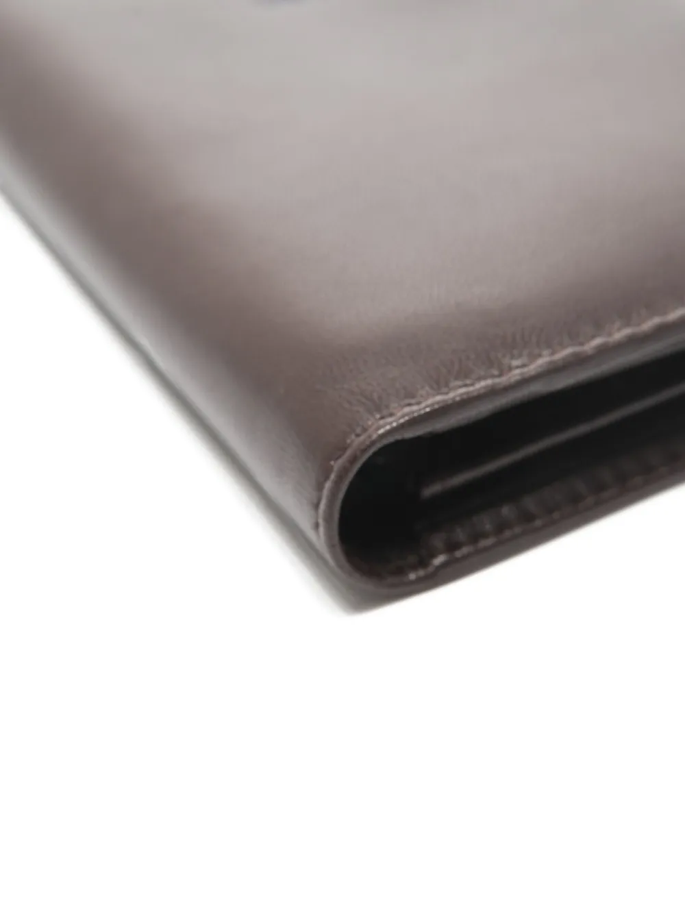 Pre-owned Loewe 1990s-2000s Anagram Flap Wallet In Brown