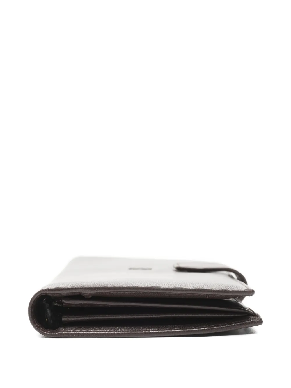 Pre-owned Loewe 1990s-2000s Anagram Flap Wallet In Brown