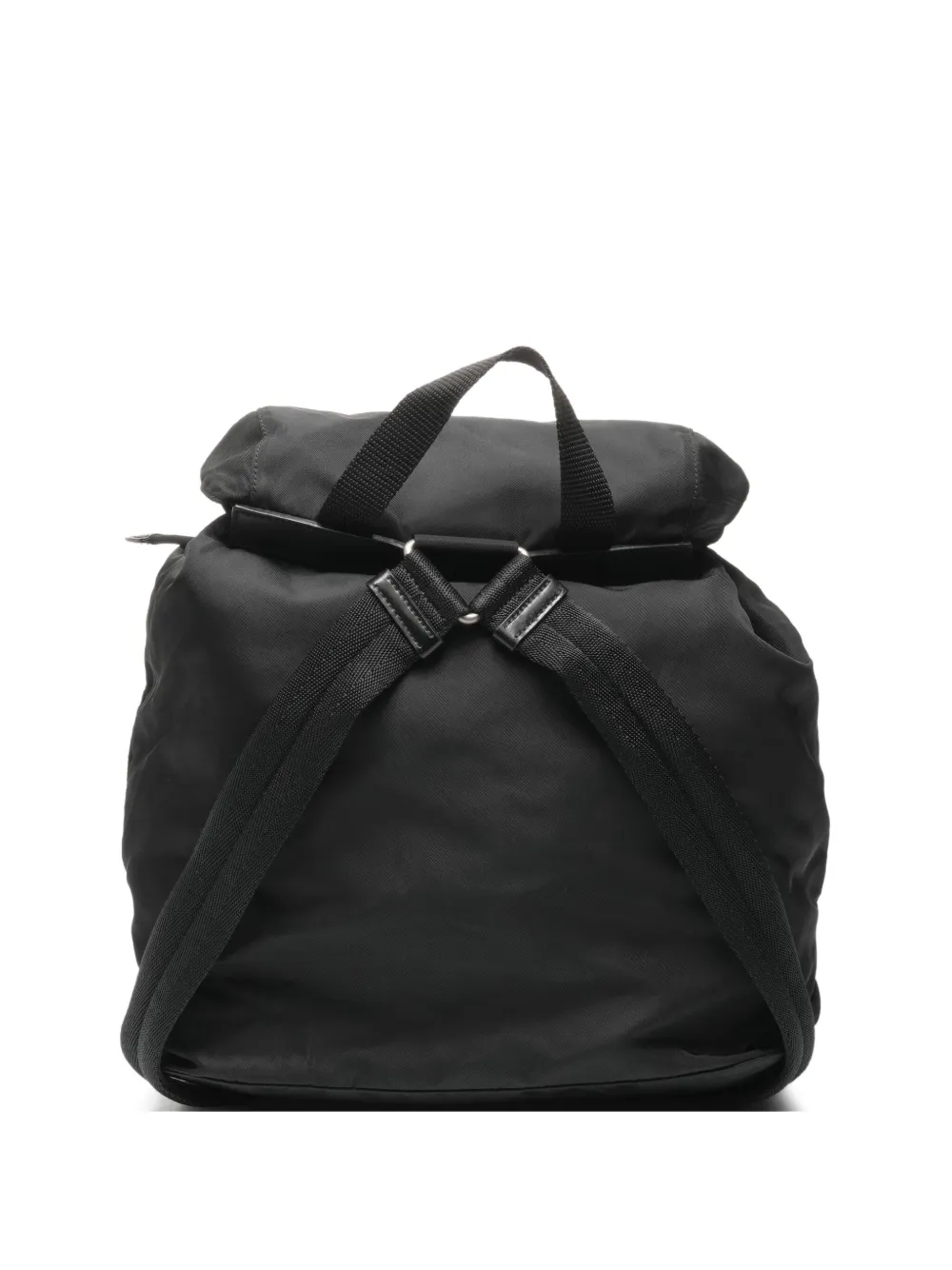 Prada Pre-Owned mochila con logo triangular 2000-2010 | negro | Image 1