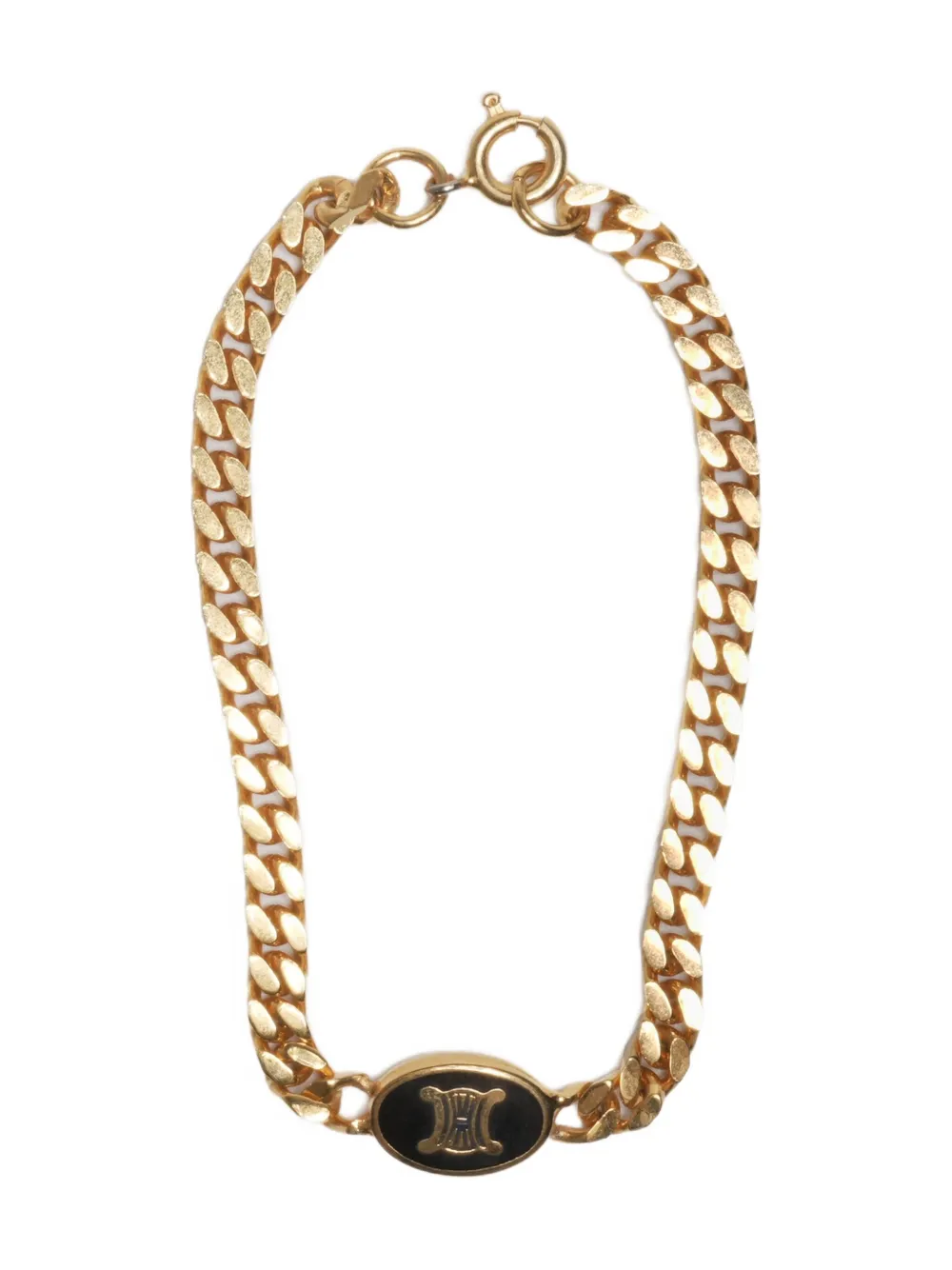 Celine Pre-Owned 1990-2000s トリオンフ ブレスレット - ゴールドトーン Celine Pre-Owned 1990-2000s トリオンフ ブレスレット - ゴールドトーン