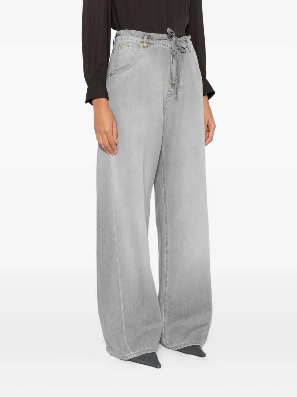 Darkpark Iris Pocket Jeans In Gray