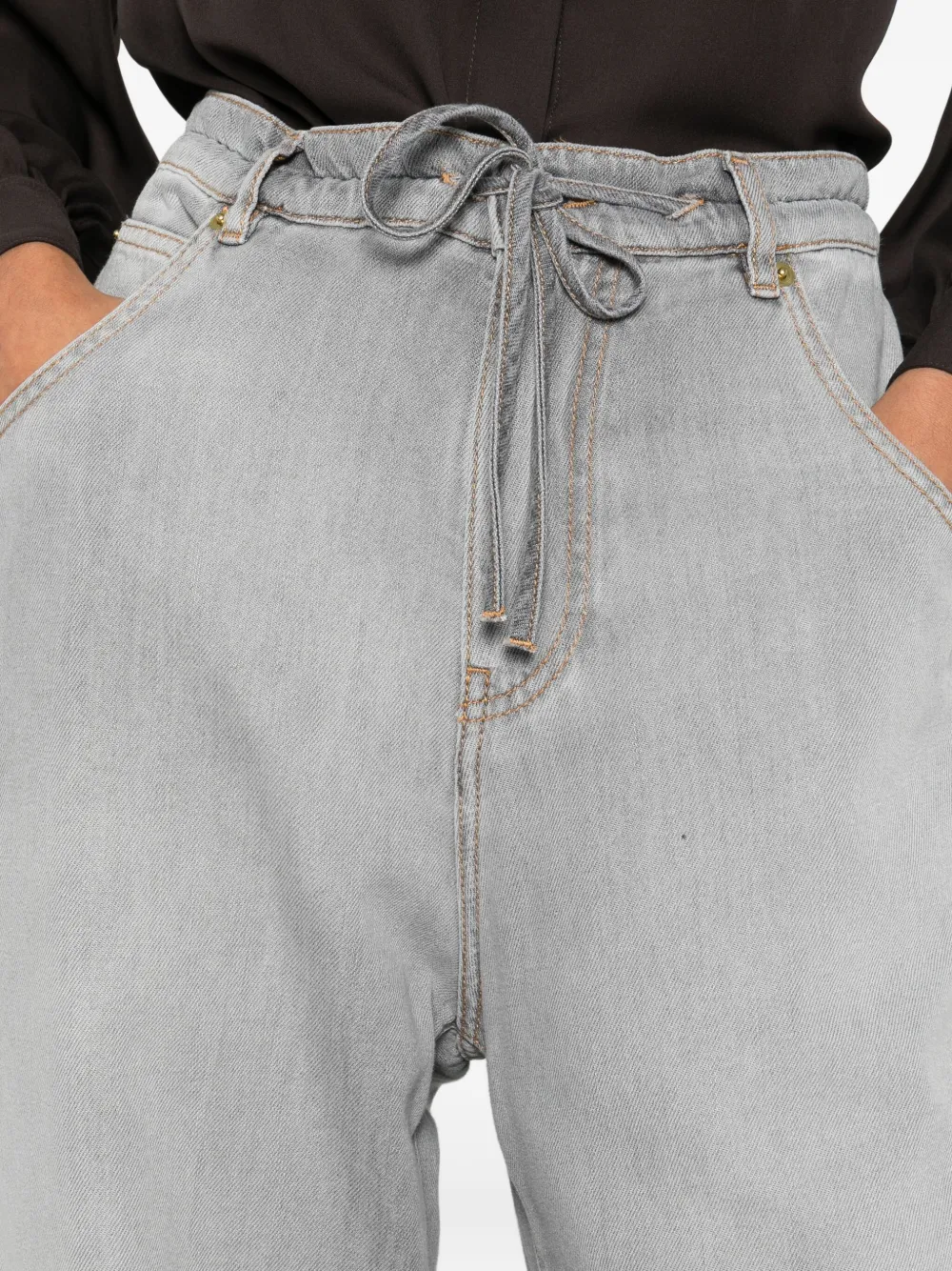 Darkpark Iris Pocket Jeans In Gray