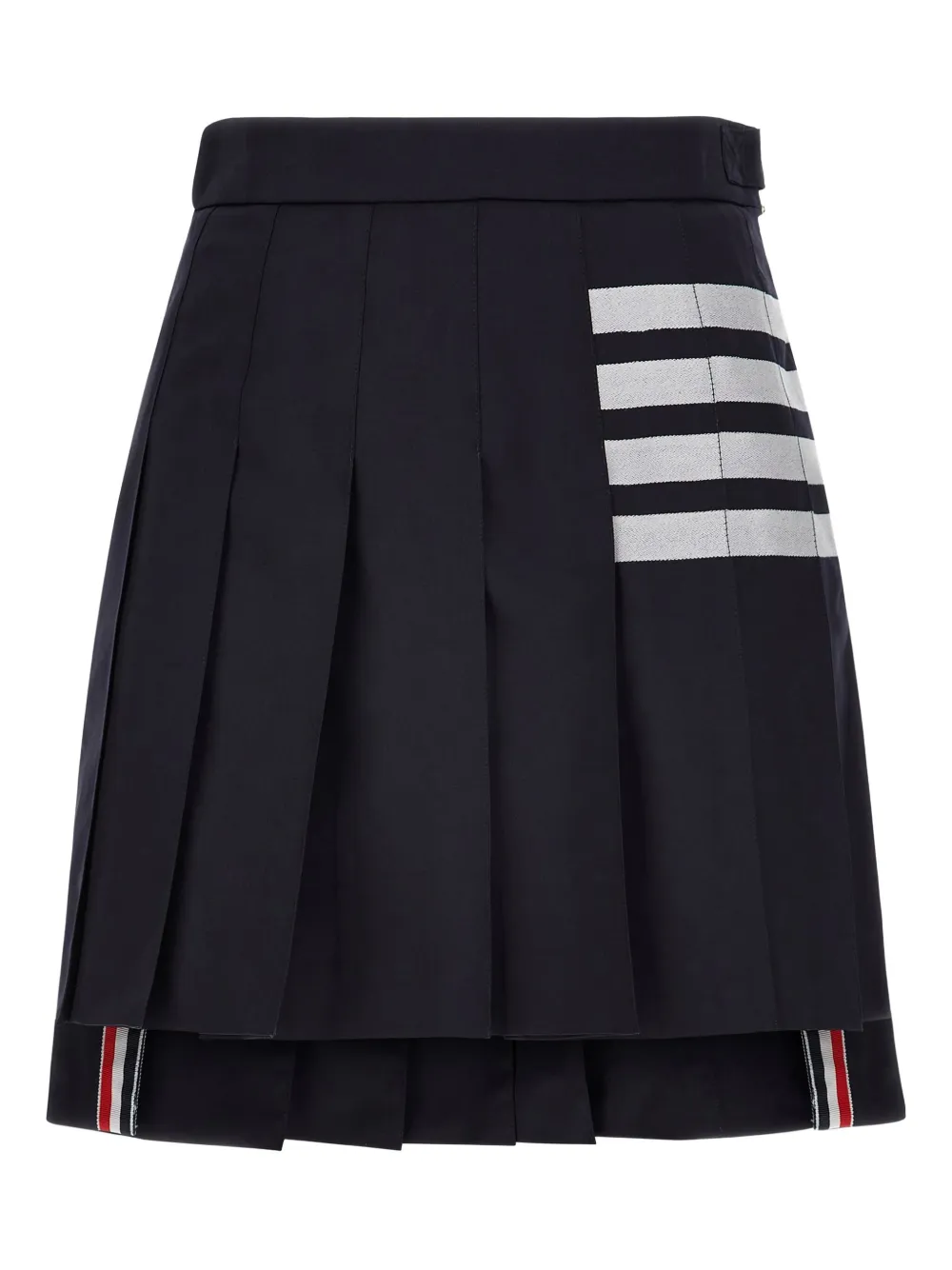 Thom Browne falda plisada con motivo de rayas | azul | Image 1