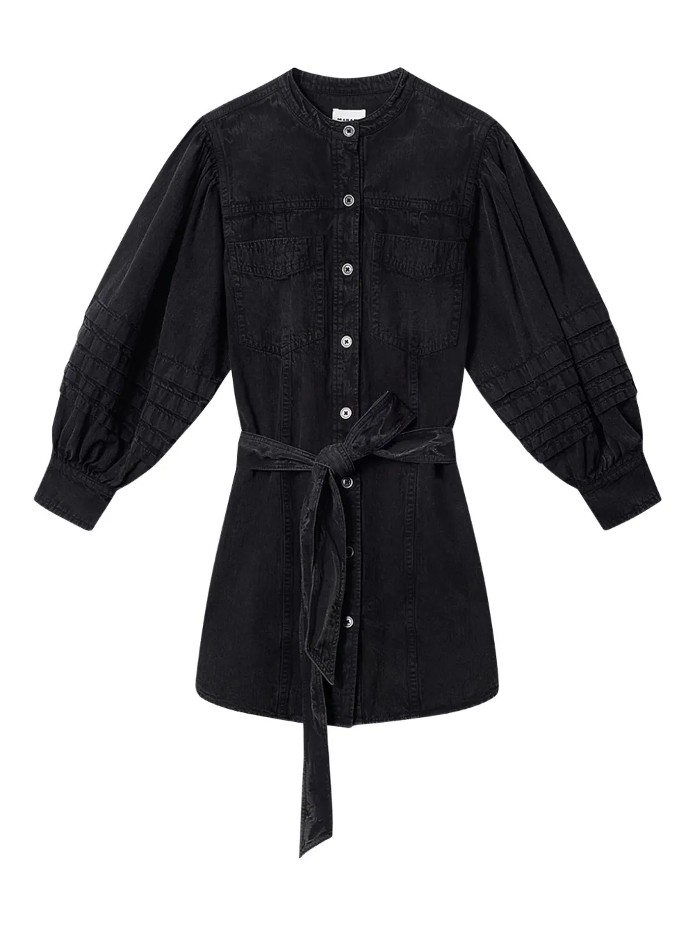 MARANT ÉTOILE robe courte à volants Moe | noir | Image 1