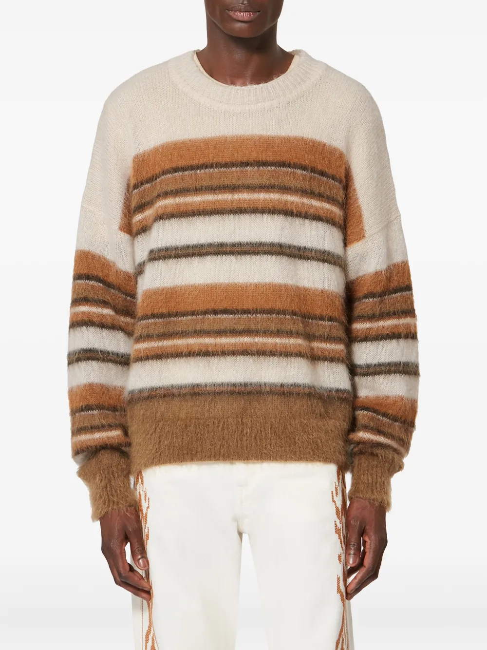  Marant Drussellh Striped Pullover - Neutrals 
