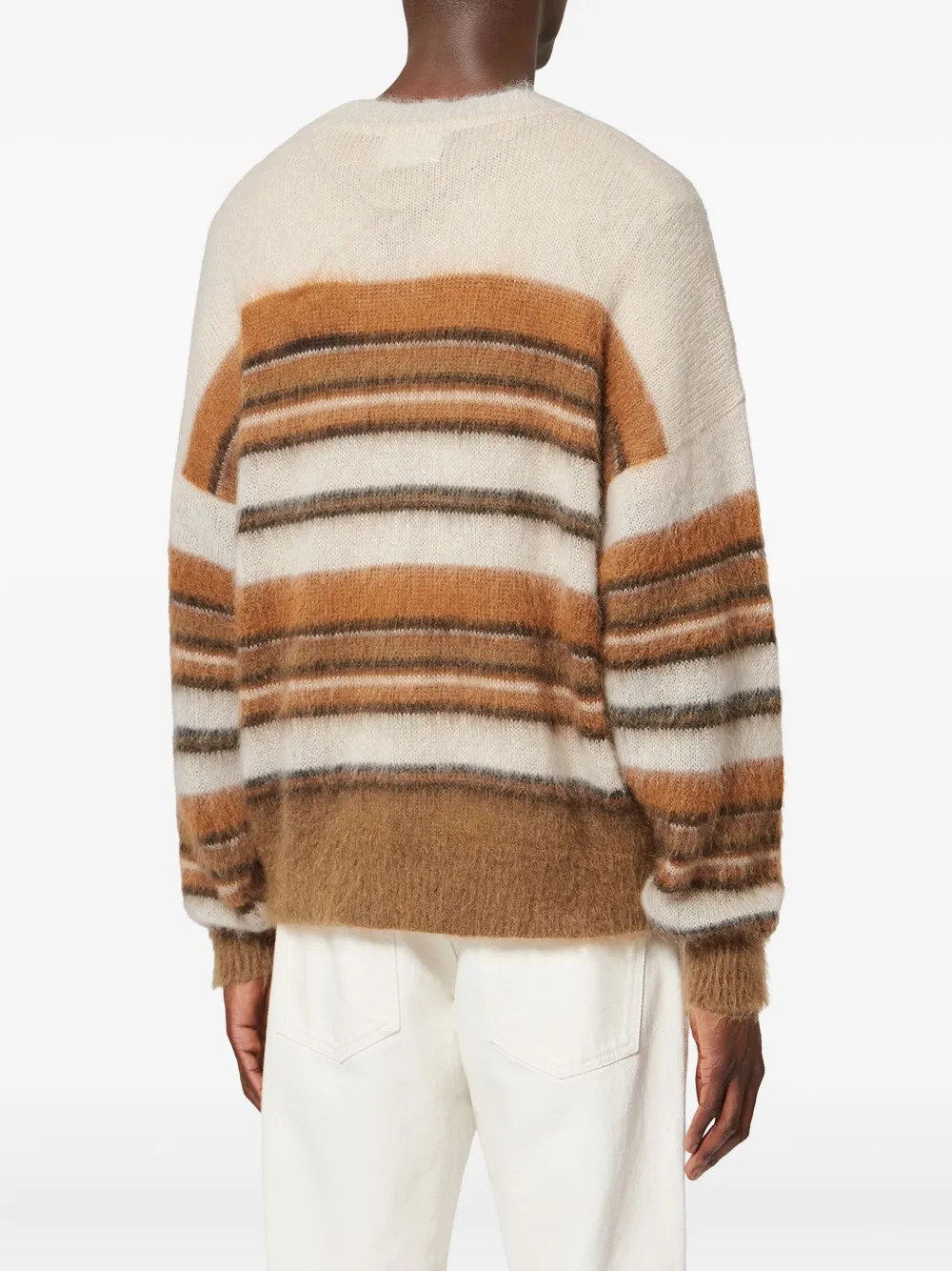 MARANT Drussellh gestreepte pullover Beige